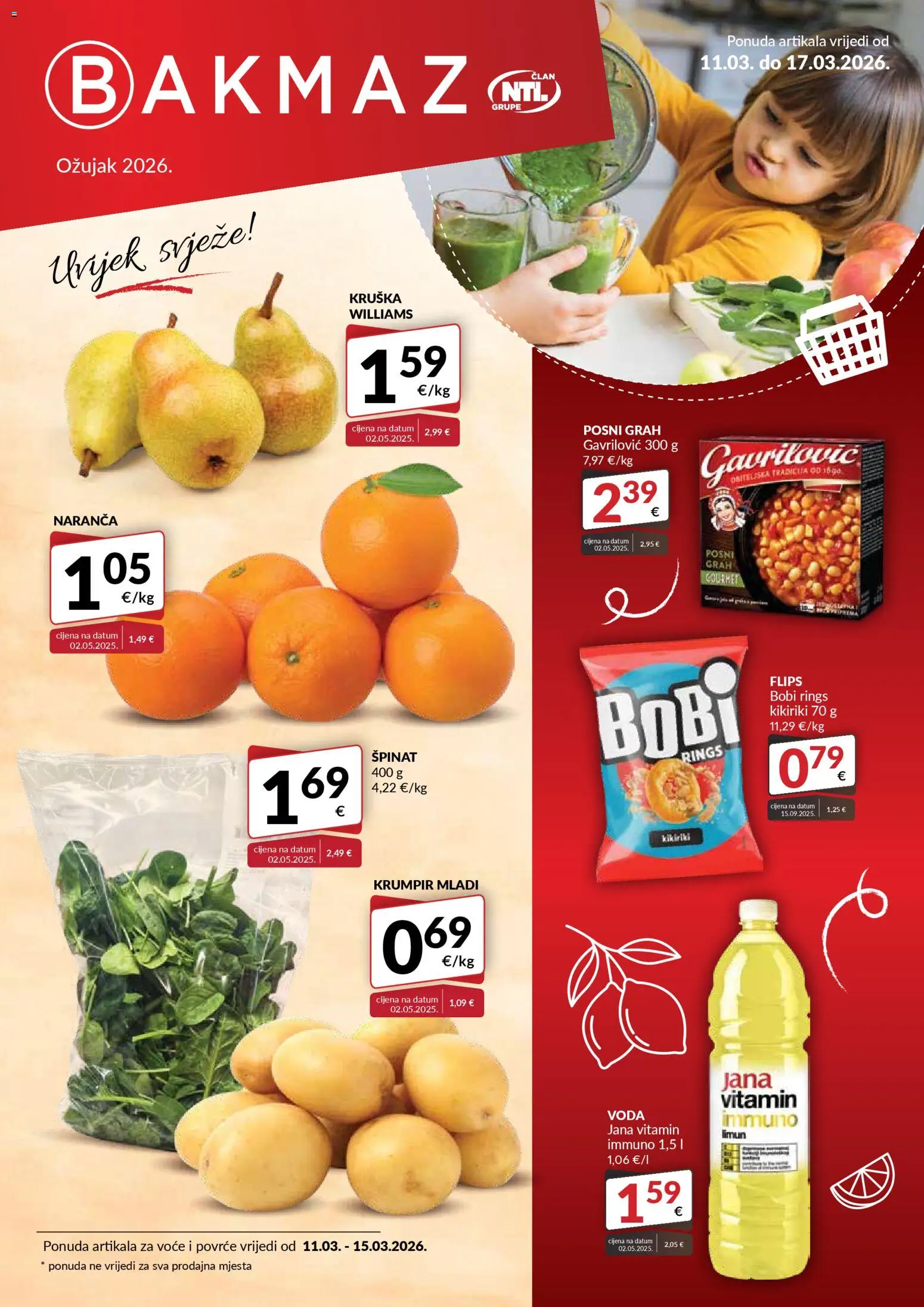 Bakmaz - Katalog - stranica 1- važeći od 11.03.2026