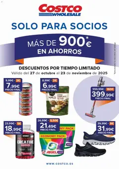 Vista previa del folleto Costco catálogo válido desde 27/10/2025