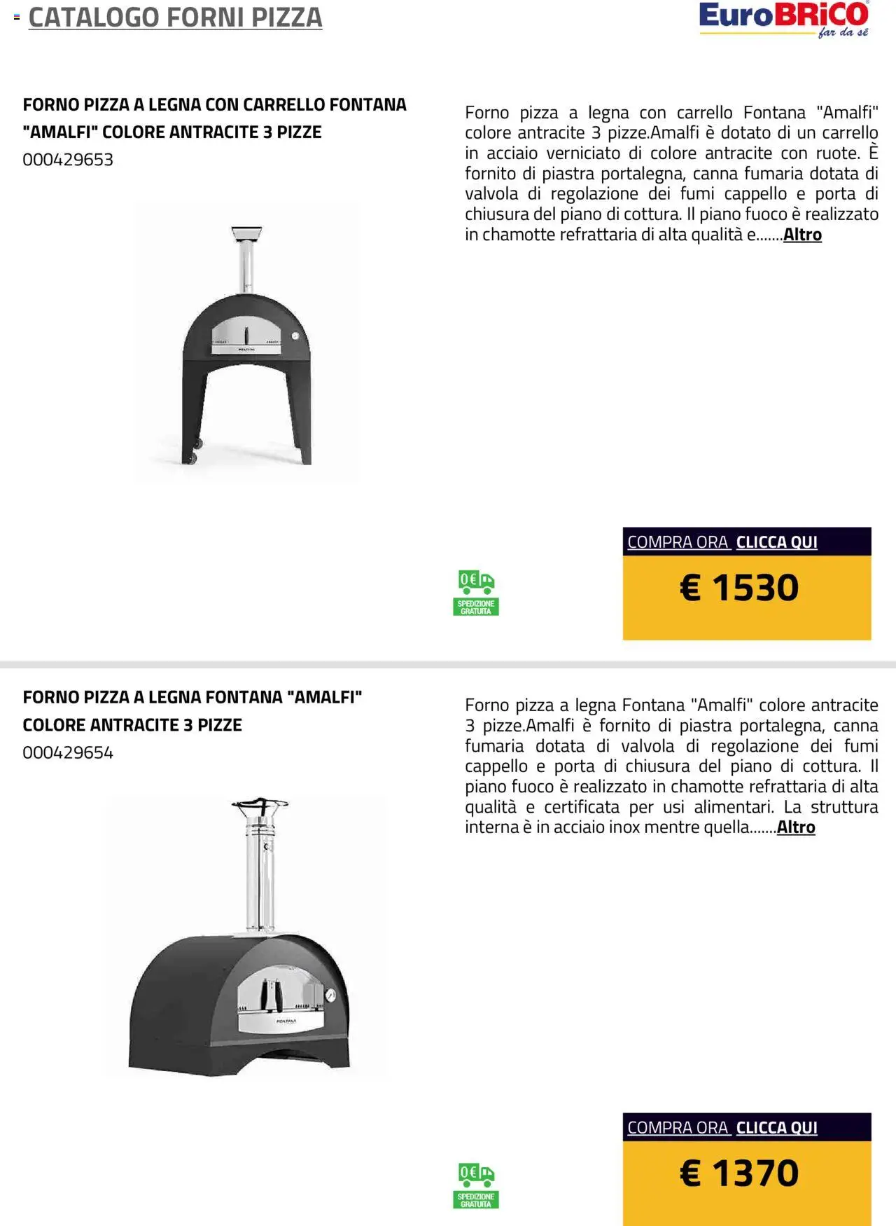 Eurobrico Forni Pizza catalogo - pagina 26 - valido dal 23/07/2025