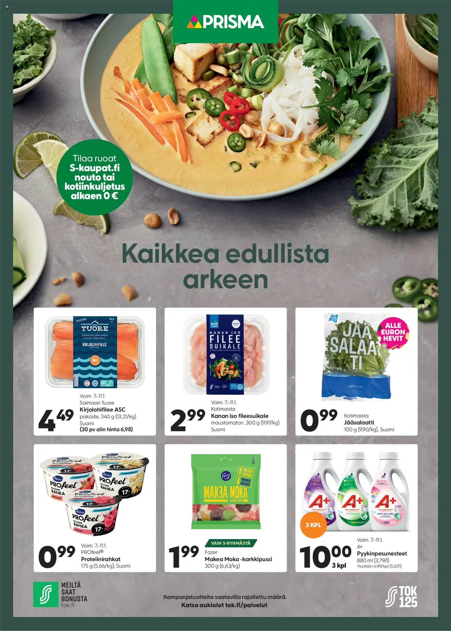 Prisma tarjoukset - sivu 1- voimassa alkaen 07/01/2026