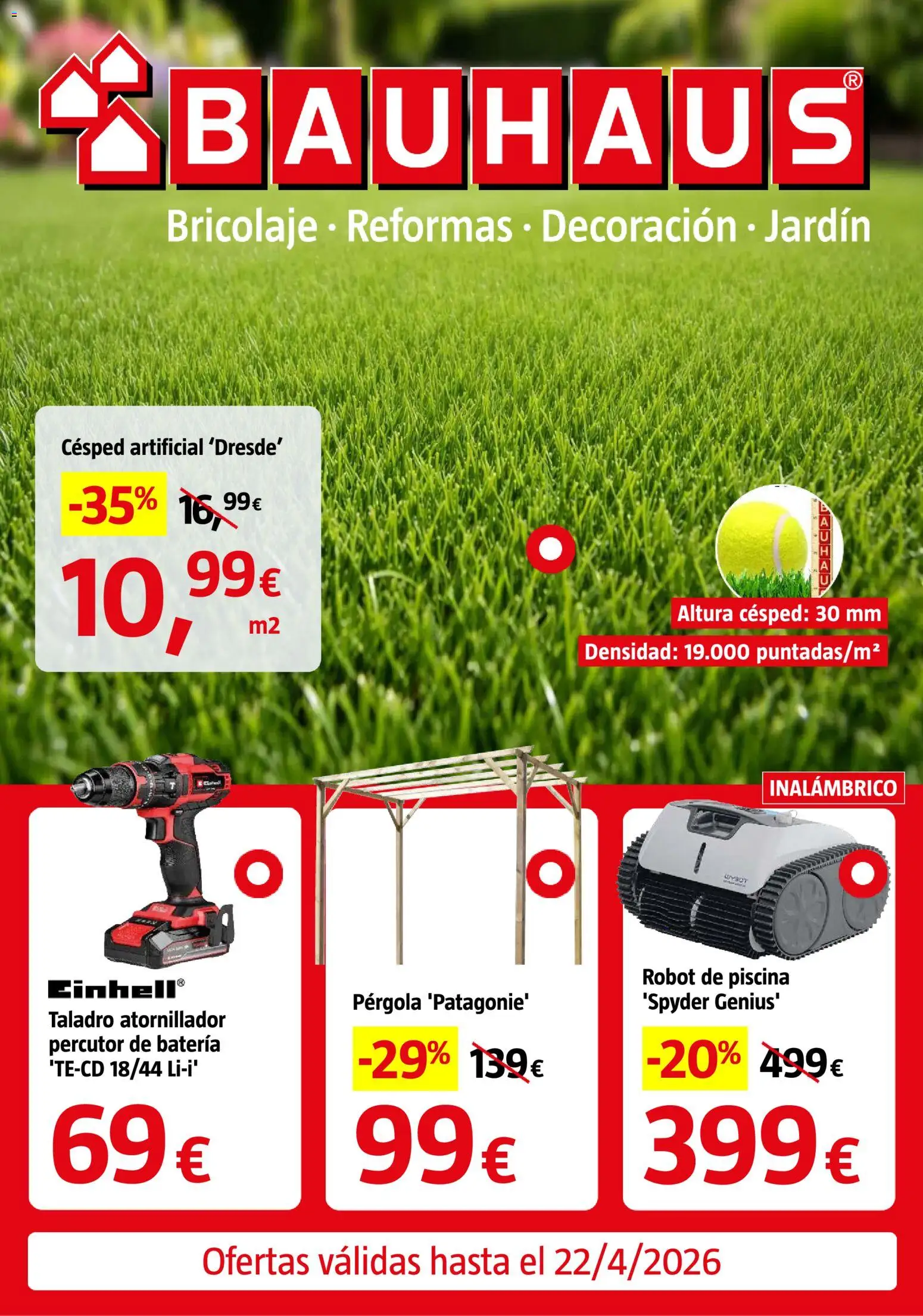 Bauhaus folleto - Página de 1 - Válido desde 26/03/2026