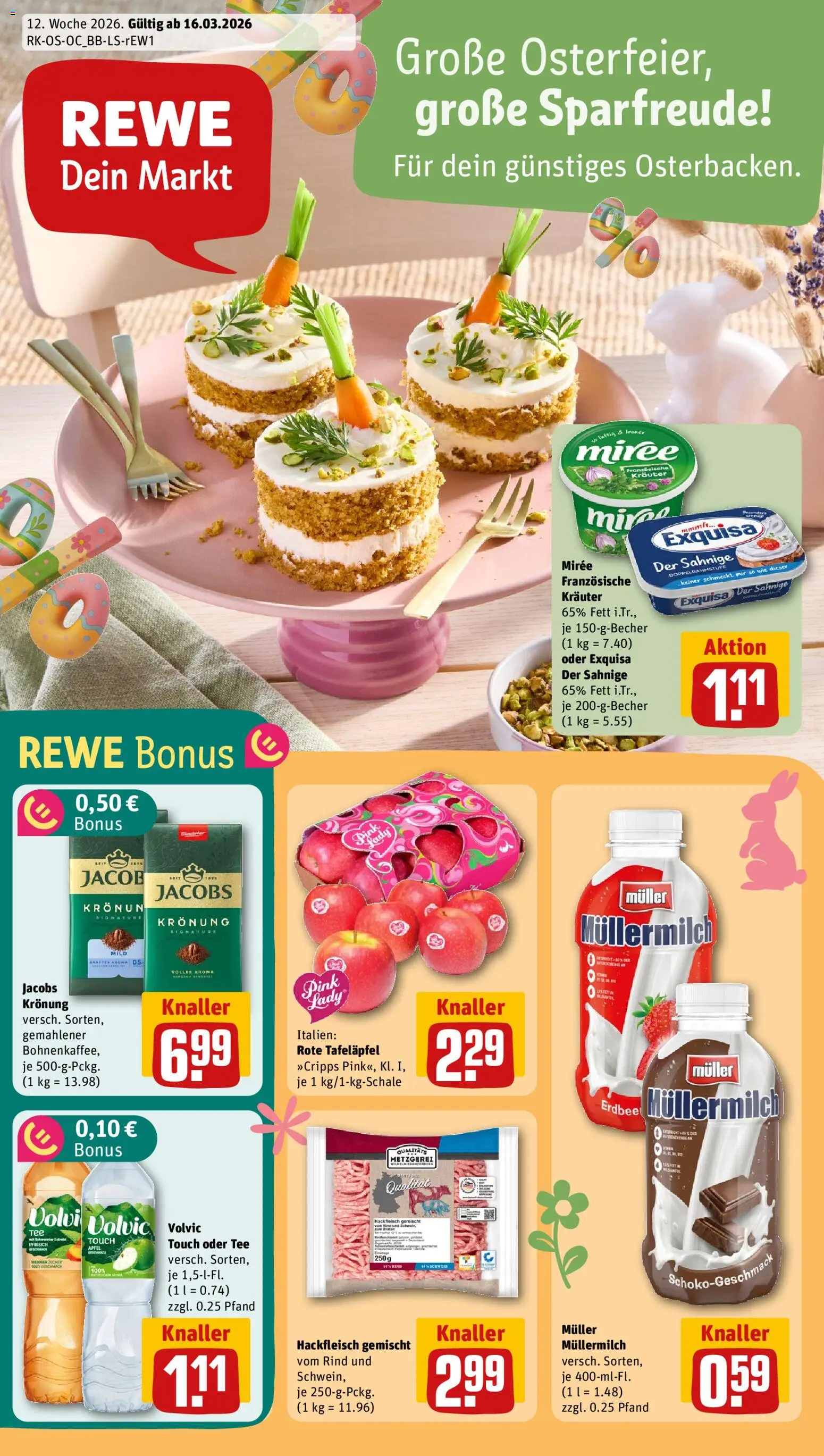 Rewe Prospekt 	 - Seite 1 - gültig ab 16.03.2026