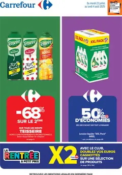 Aperçu Carrefour catalogue semaine 30 valable à partir du 22/07/2025