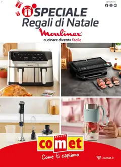 Anteprima Comet Moulinex Regali di Natale catalogo valida dal 03/12/2025