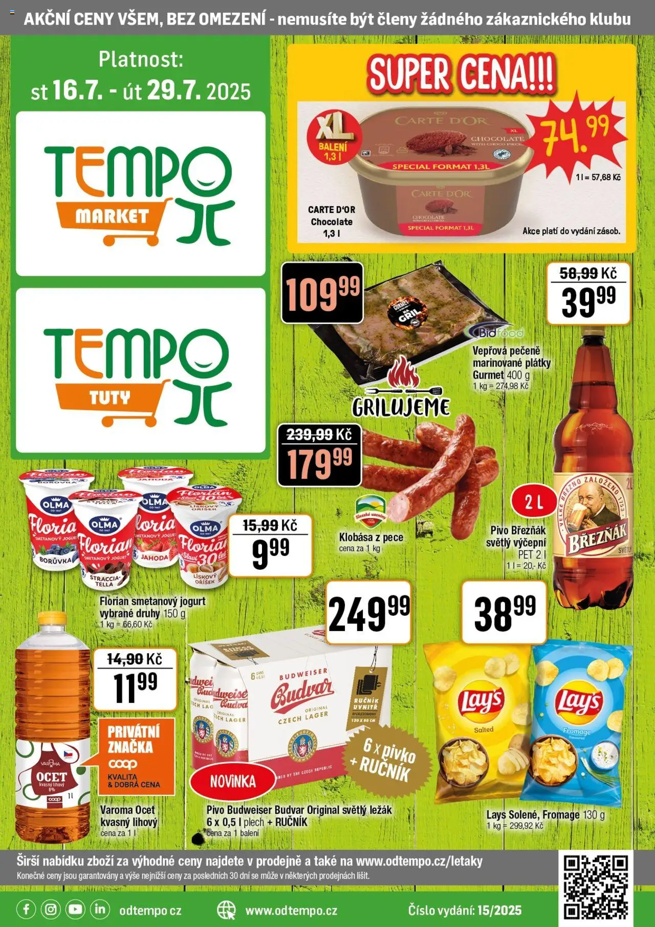 Tempo leták - Tuty - strana 1- platný od 16.07.2025
