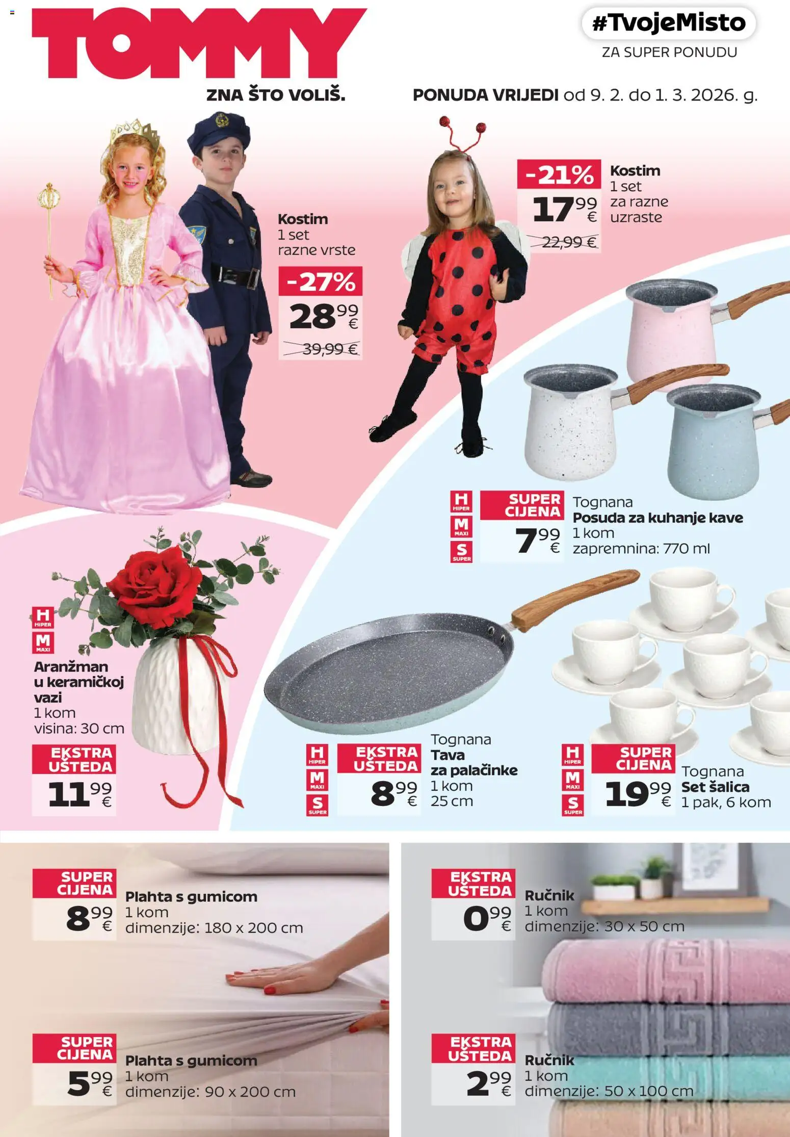 Tommy - Super ponuda za Valentinovo - stranica 1- važeći od 09.02.2026
