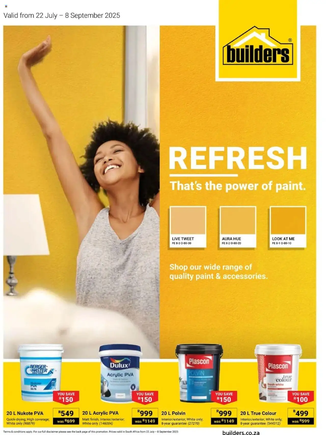 Builders - Refresh That's The Power Of Paint - page 1- valid from 22/07/2025