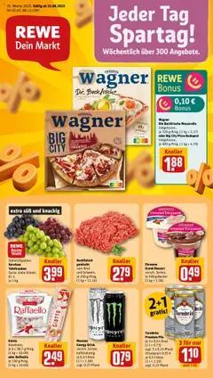 Vorschau Rewe Prospekt 	 gültig ab 25.08.2025