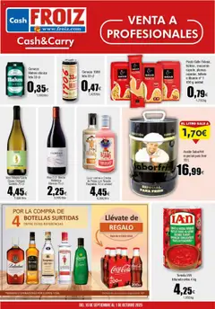 Vista previa del folleto Froiz - Folleto Cash válido desde 16/09/2025