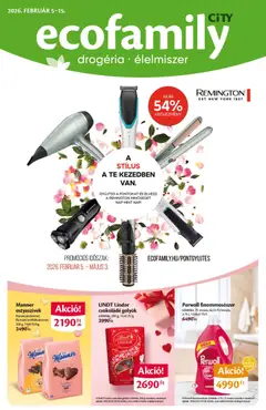 Előnézet EcoFamily - Aktuális szórólap / City érvényes 2026.02.05.-tól