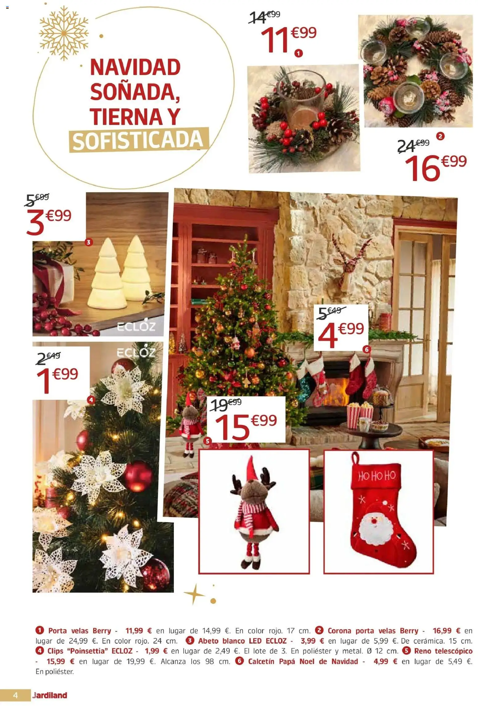 Jardiland - DEJA QUE LA MAGIA TE ENVUELVA, ¡ ES NAVIDAD ! - Página de 4 - Válido desde 19/11/2025