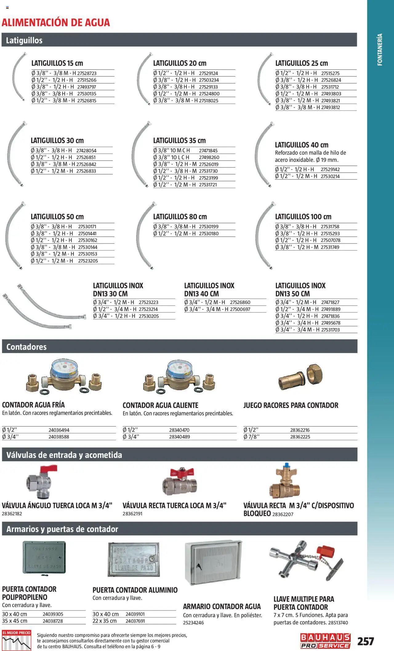 Bauhaus - ProService  - Página de 257 - Válido desde 24/02/2025