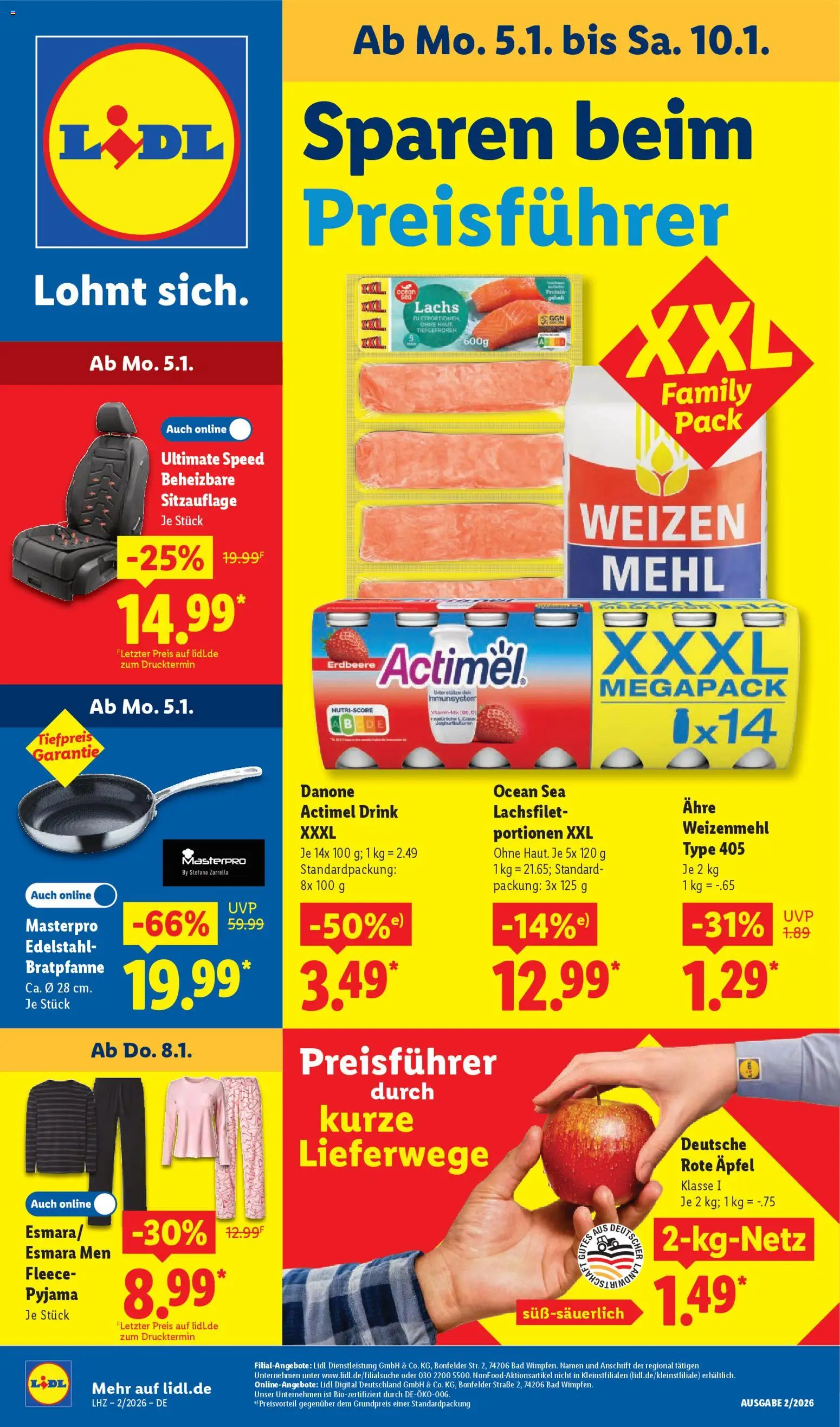 Lidl - Prospekt - Seite 1 - gültig ab 05.01.2026