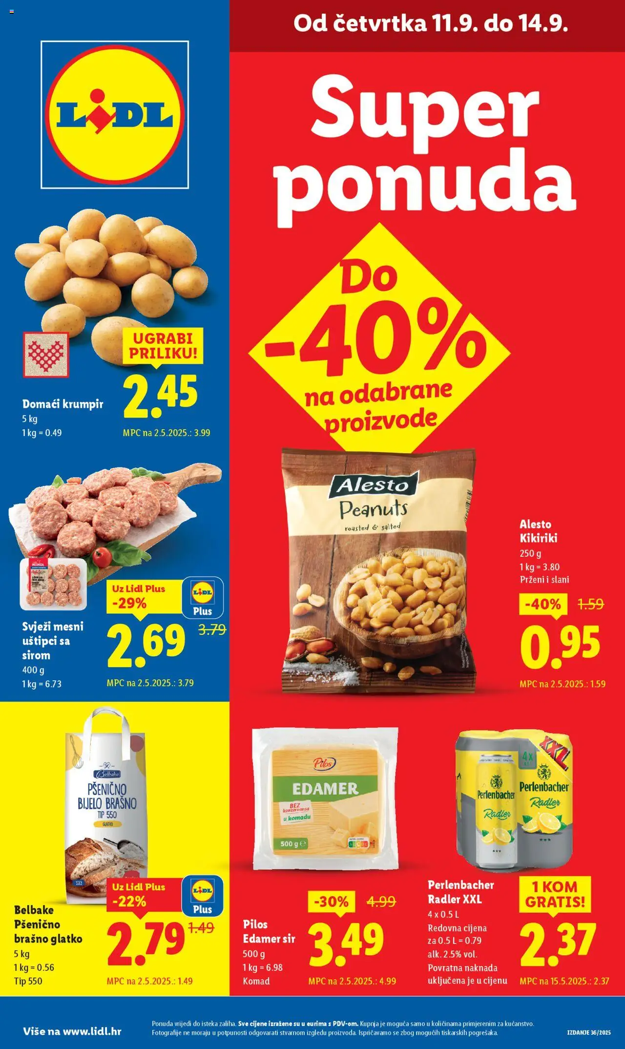 Super Ponuda Lidl - stranica 1- važeći od 11.09.2025