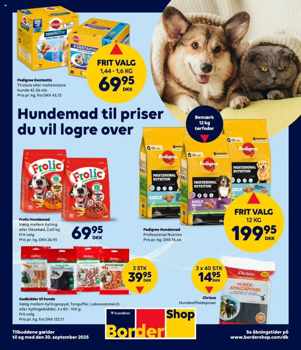 Bordershop - Forkæl din hund med lækre tilbud - side 1- gyldig fra 27/08/2025