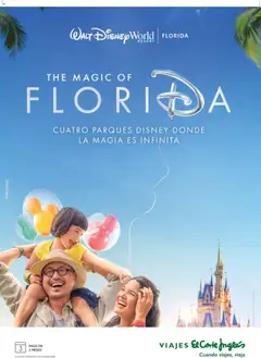 Vista previa del folleto Viajes El Corte Inglés Folleto Walt Disney World válido desde 03/12/2025