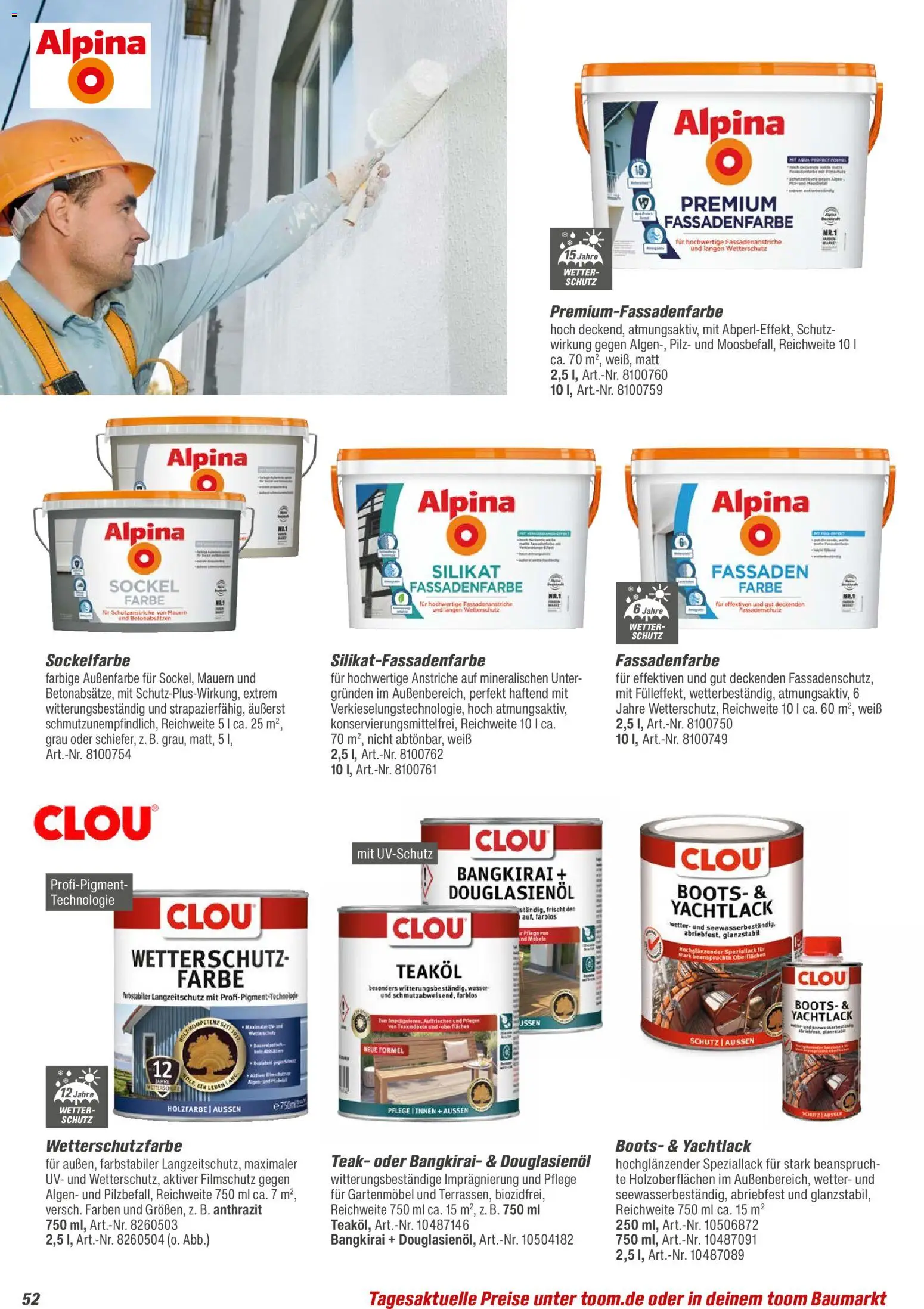 Toom Baumarkt  Wohnen & Haushalt 2026 - Seite 52 - gültig ab 01.01.2026