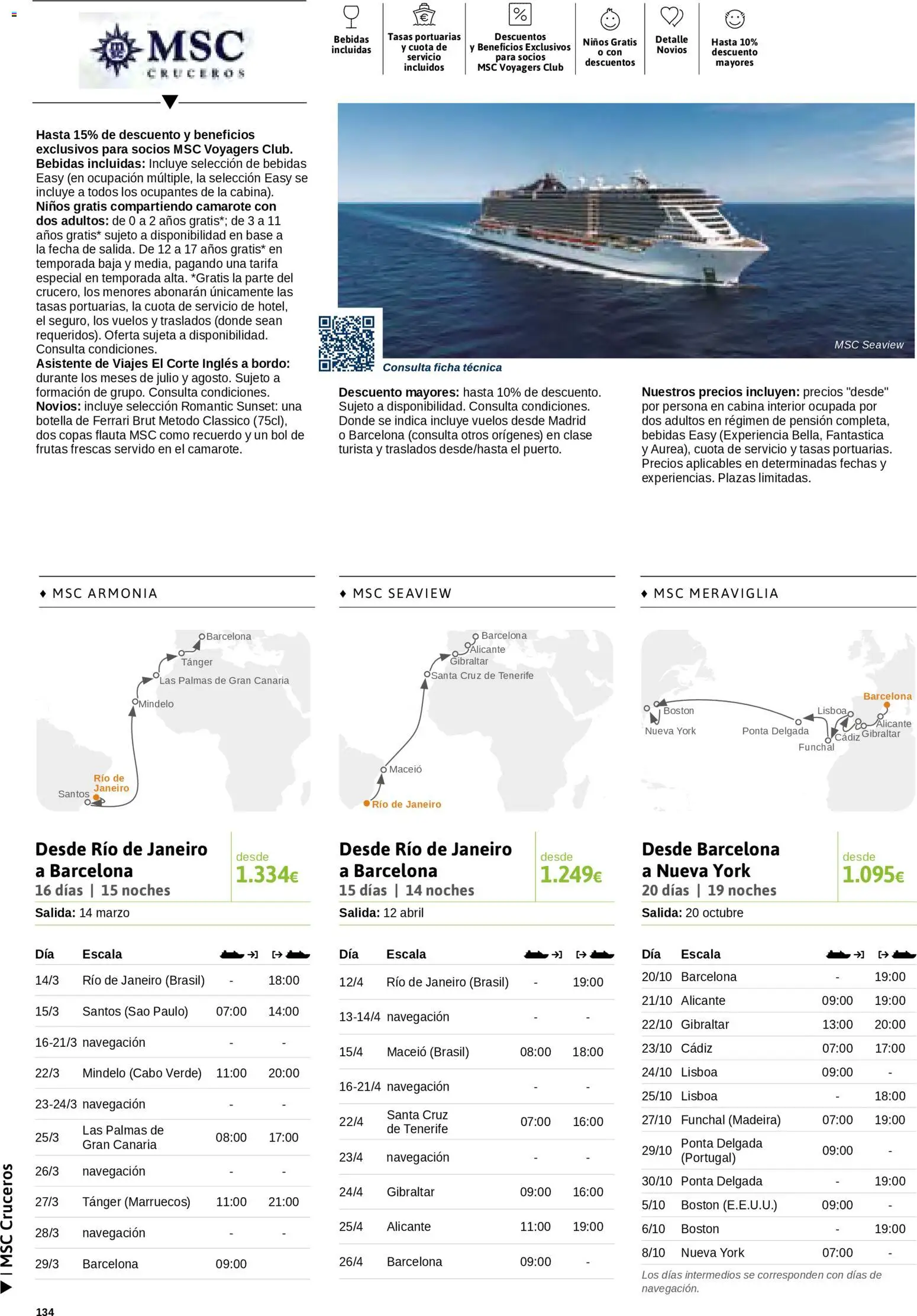 Viajes El Corte Inglés Cruceros marítimos - Página de 135 - Válido desde 01/01/2026