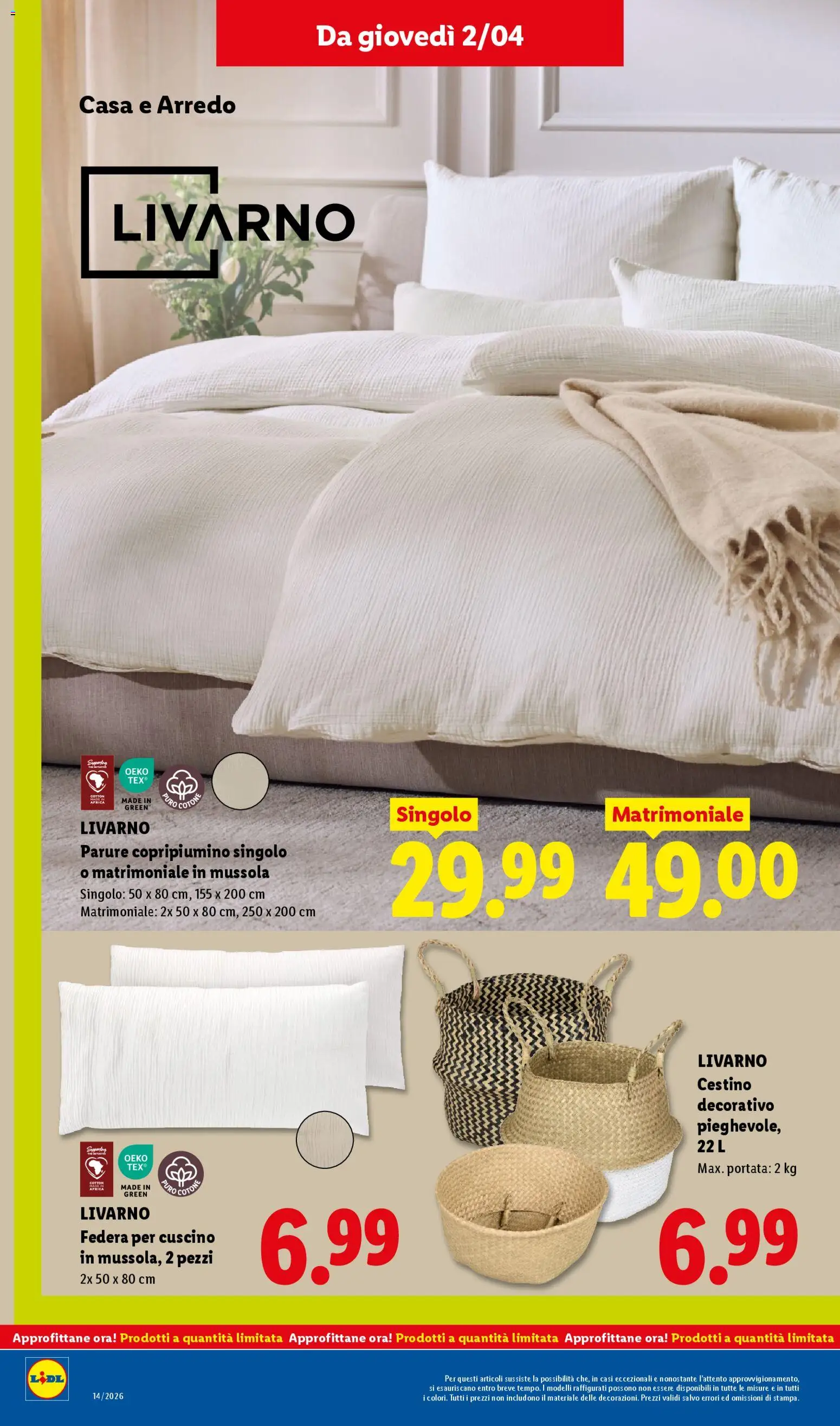 Lidl volantino - pagina 48 - valido dal 30/03/2026