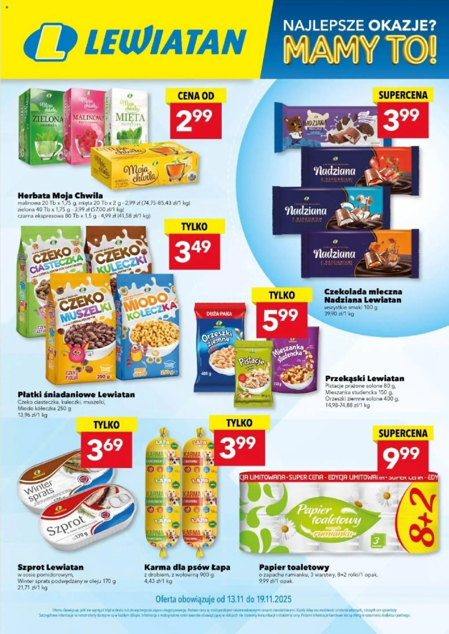 Lewiatan gazetka - Są okazje w Lewiatanie - strona 1- ważny od 13.11.2025