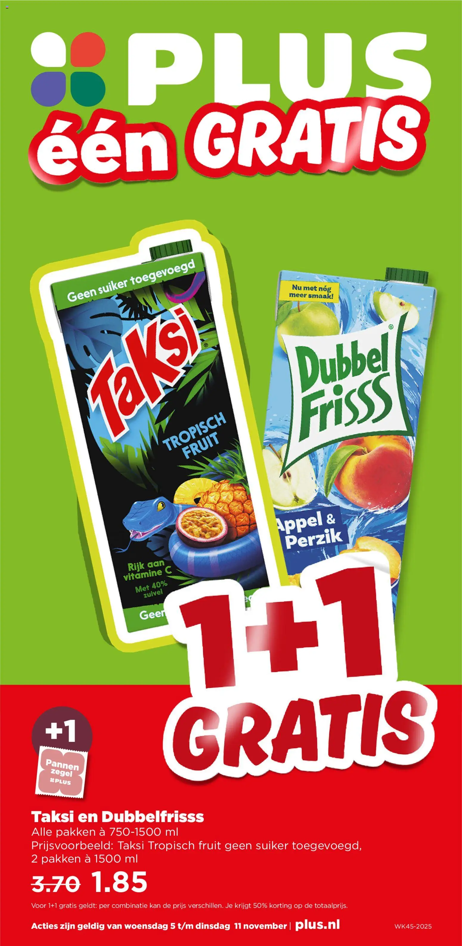 Plus - Folder week 45 - pagina 1- geldig vanaf 05-11-2025