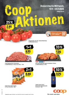 Vorschau Coop Aktionen gültig ab 17.07.2025