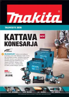 Esikatselu Makita tarjoukset voimassa alkaen 01/01/2026