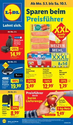 Vorschau Lidl - Prospekt gültig ab 05.01.2026