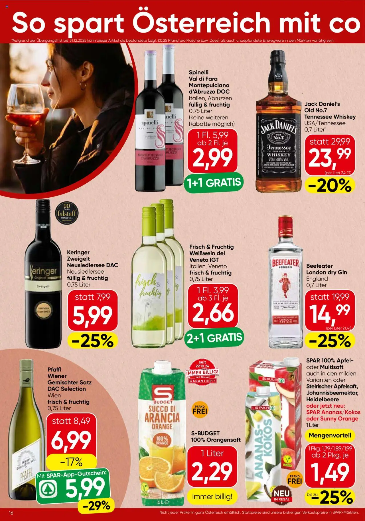 Spar Flugblatt - Steiermark - Seite 16- gültig ab 17.07.2025