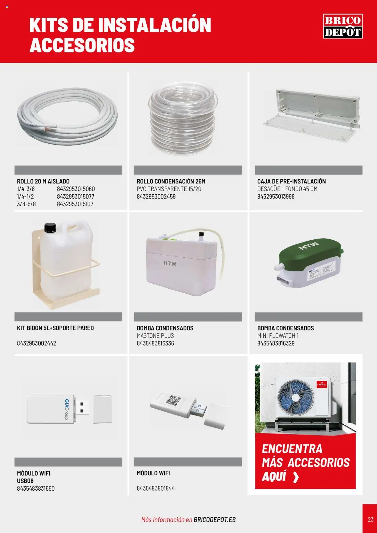 Brico Depôt Catálogo Climatización - Página de 23 - Válido desde 27/06/2025