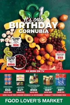 Preview Food Lover's Market - Cornubia Birthday Deals  valid from 24/11/2025