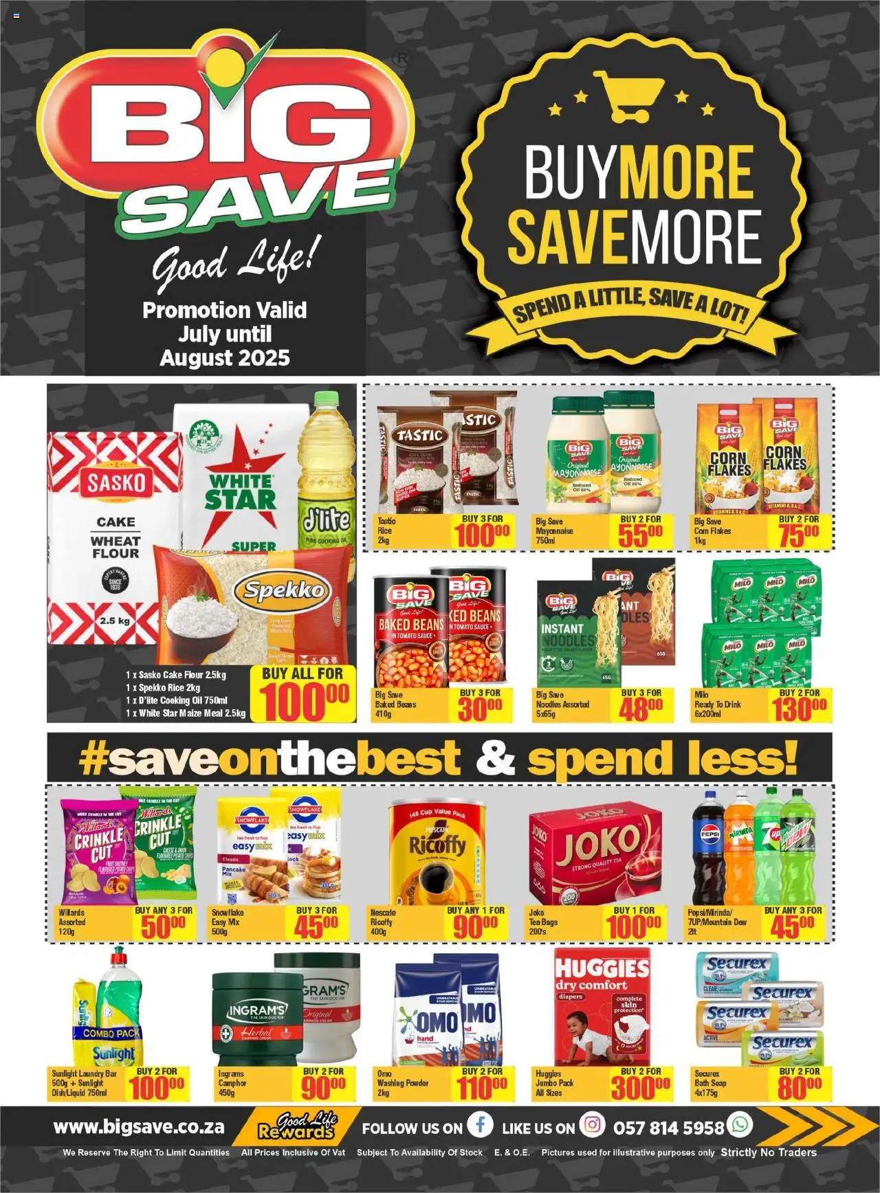 Big Save Specials - page 1- valid from 14/07/2025