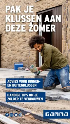GAMMA Klusgids zomer geldig vanaf 07/07/2025