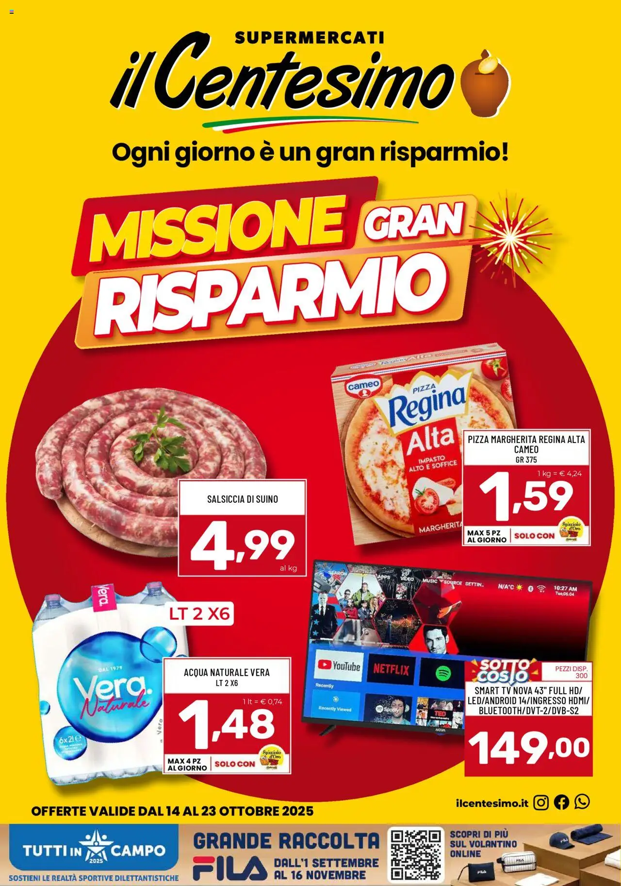Volantino Il Centesimo - pagina 1 - valido dal 14/10/2025