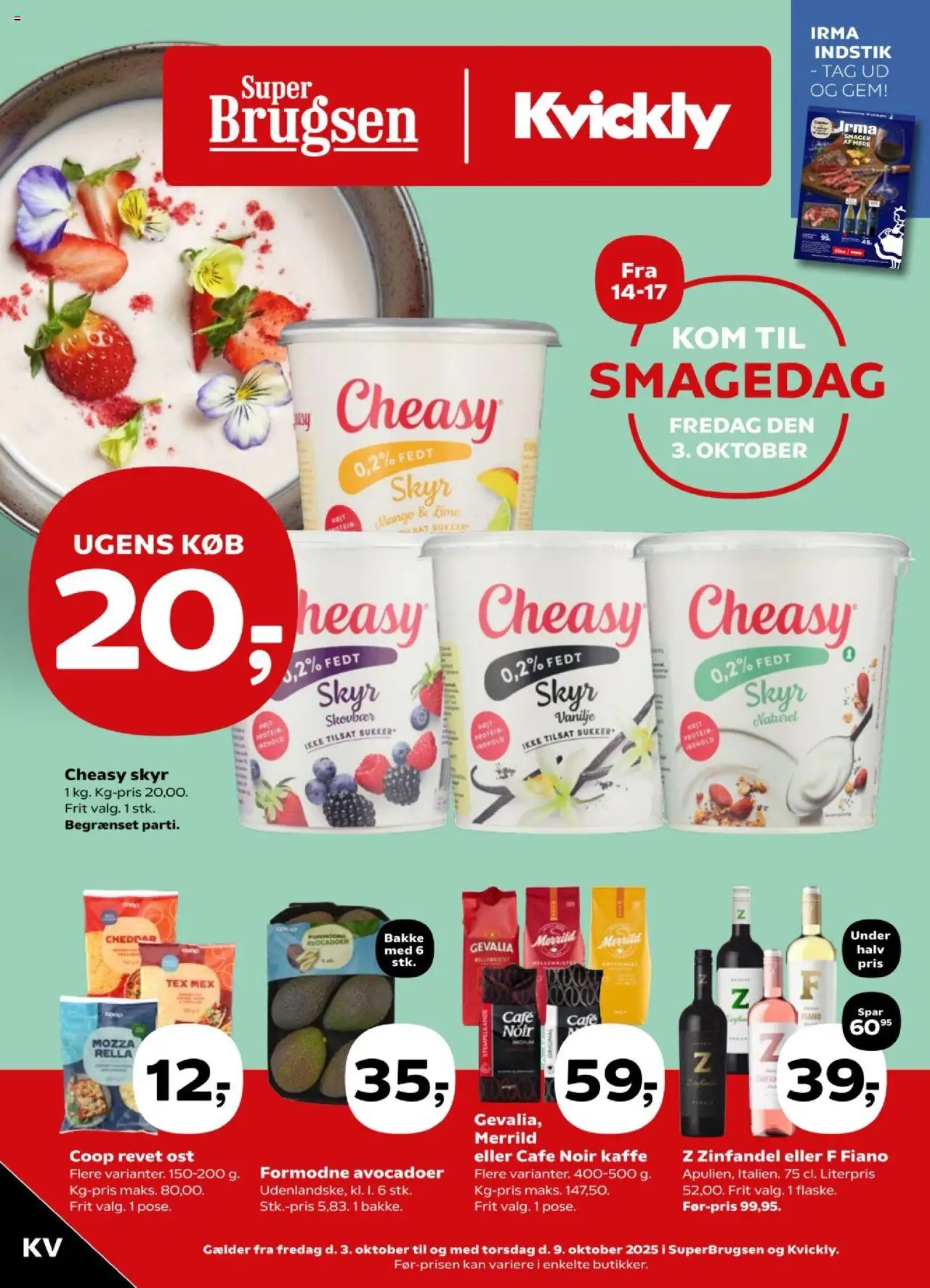 Kvickly - Tilbudsavis - side 1- gyldig fra 03/10/2025
