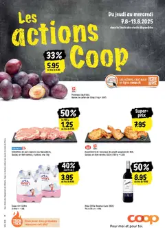 Vorschau Coop - Les actions de la semaine gültig ab 07.08.2025