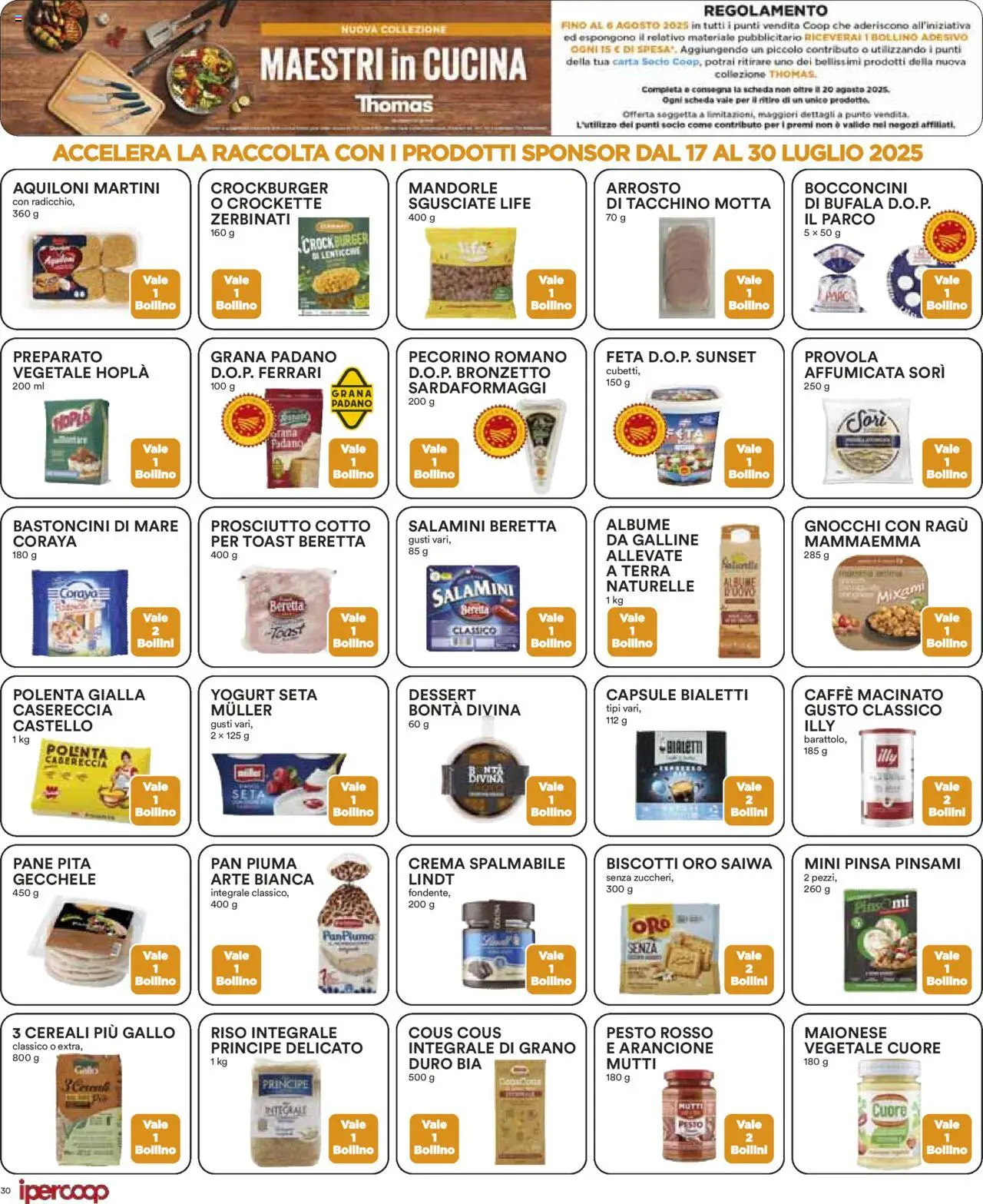 Volantino Ipercoop	 - pagina 30 - valido dal 17/07/2025