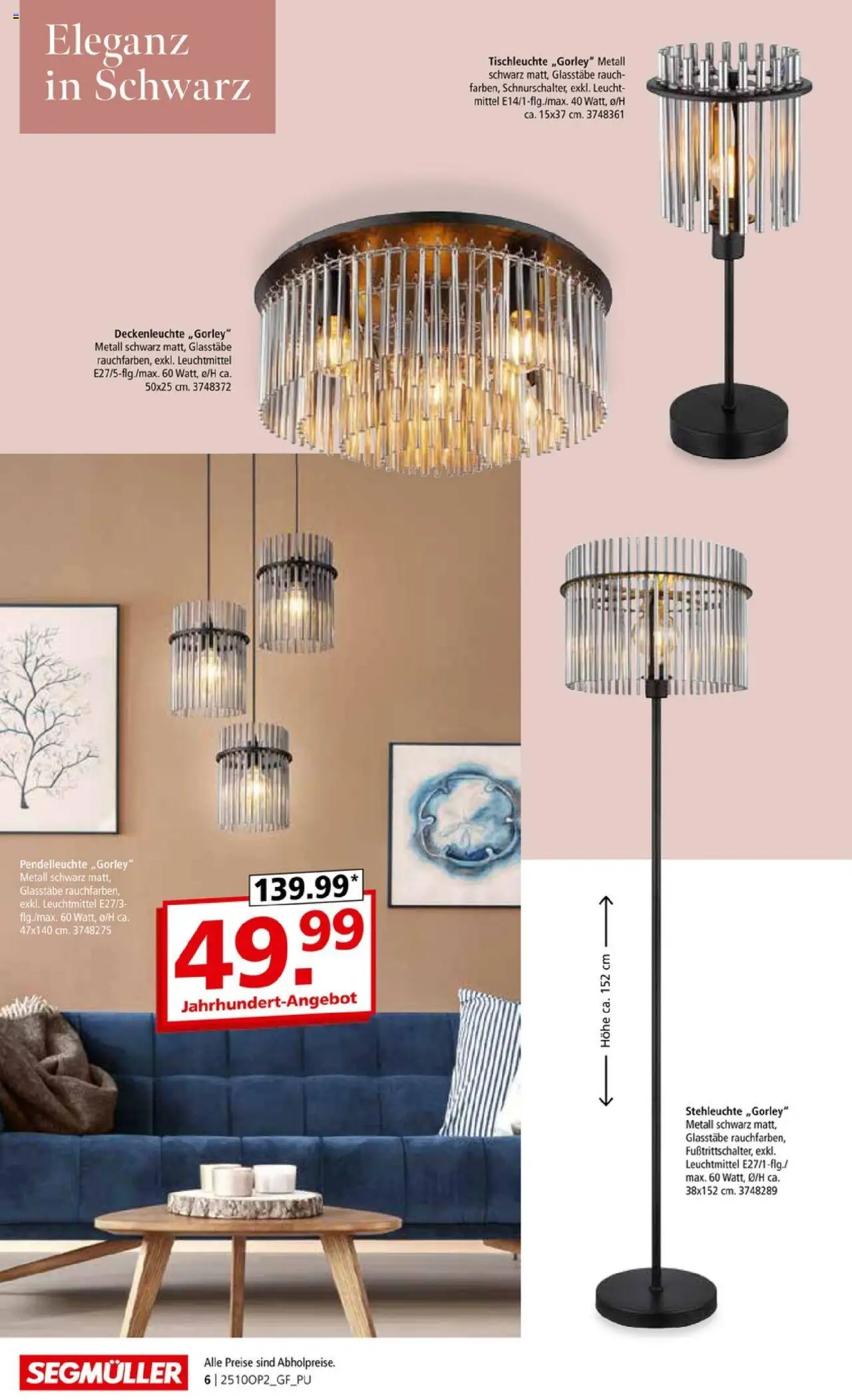 Segmüller Leuchten Spezial - Seite 6 - gültig ab 29.09.2025