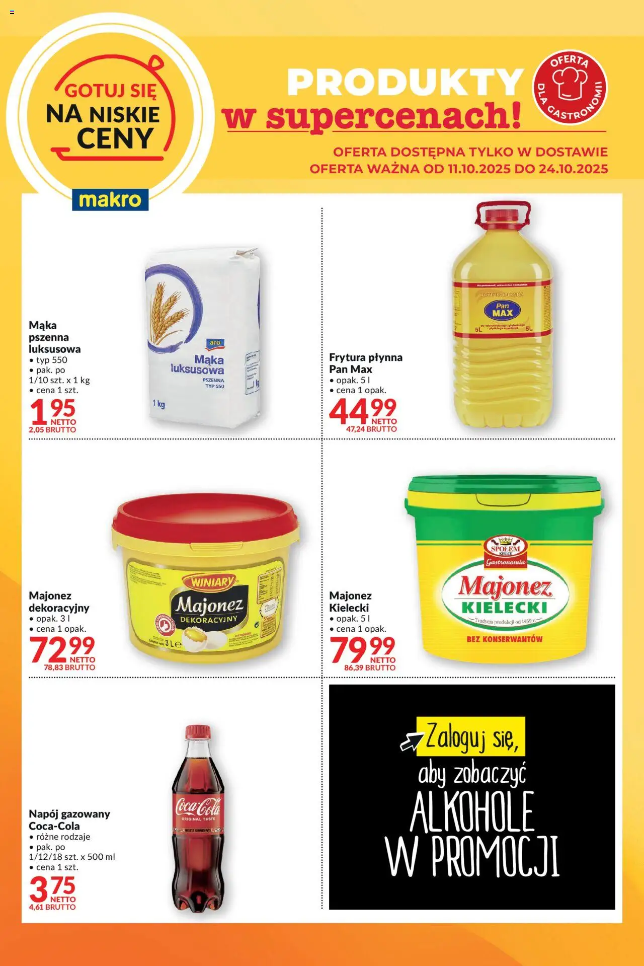 Makro Gazetka - Gotuj się na niskie ceny w dostawie - strona 1- ważny od 11.10.2025