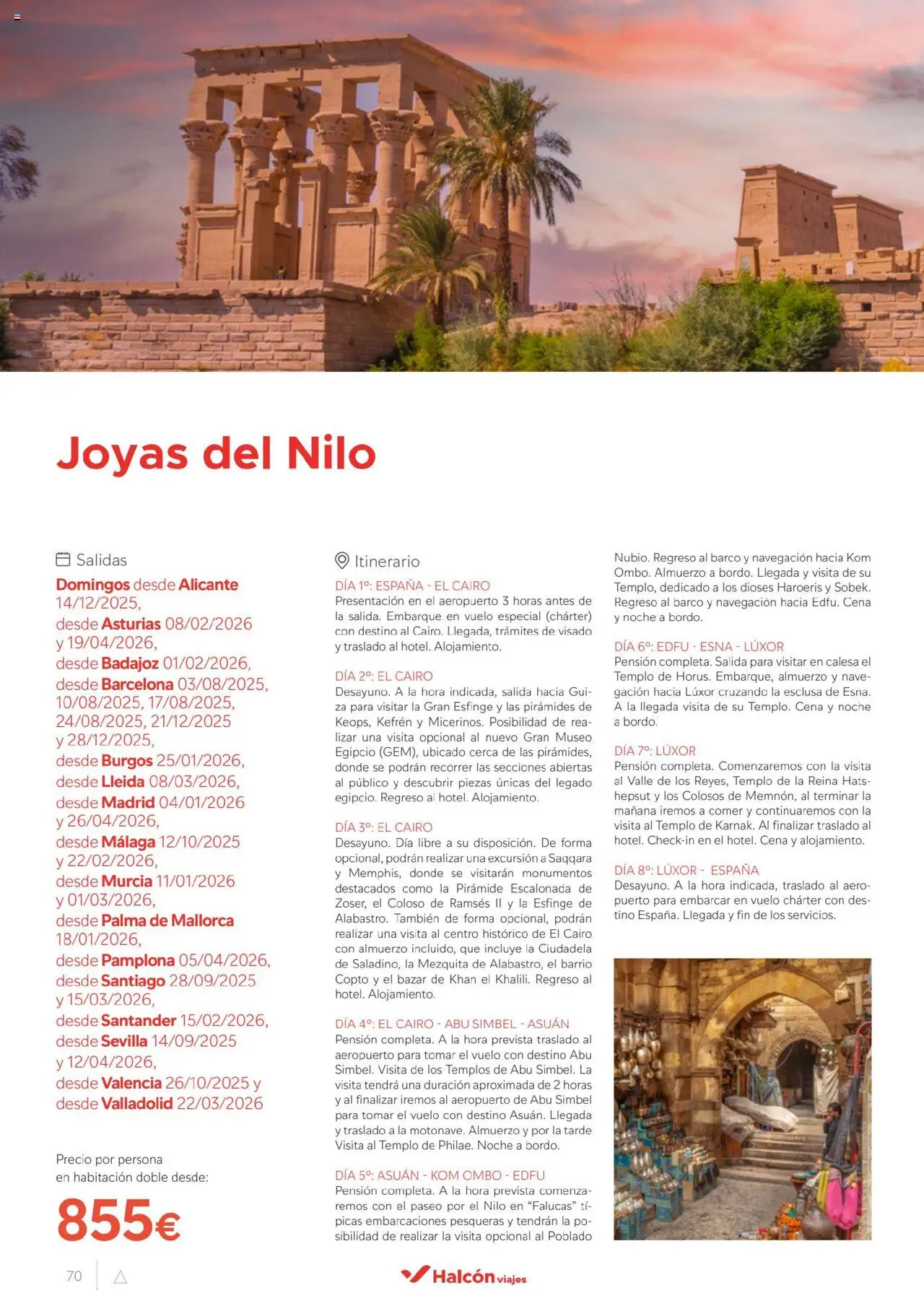 Halcón Viajes Egipto - Página de 70 - Válido desde 01/07/2025