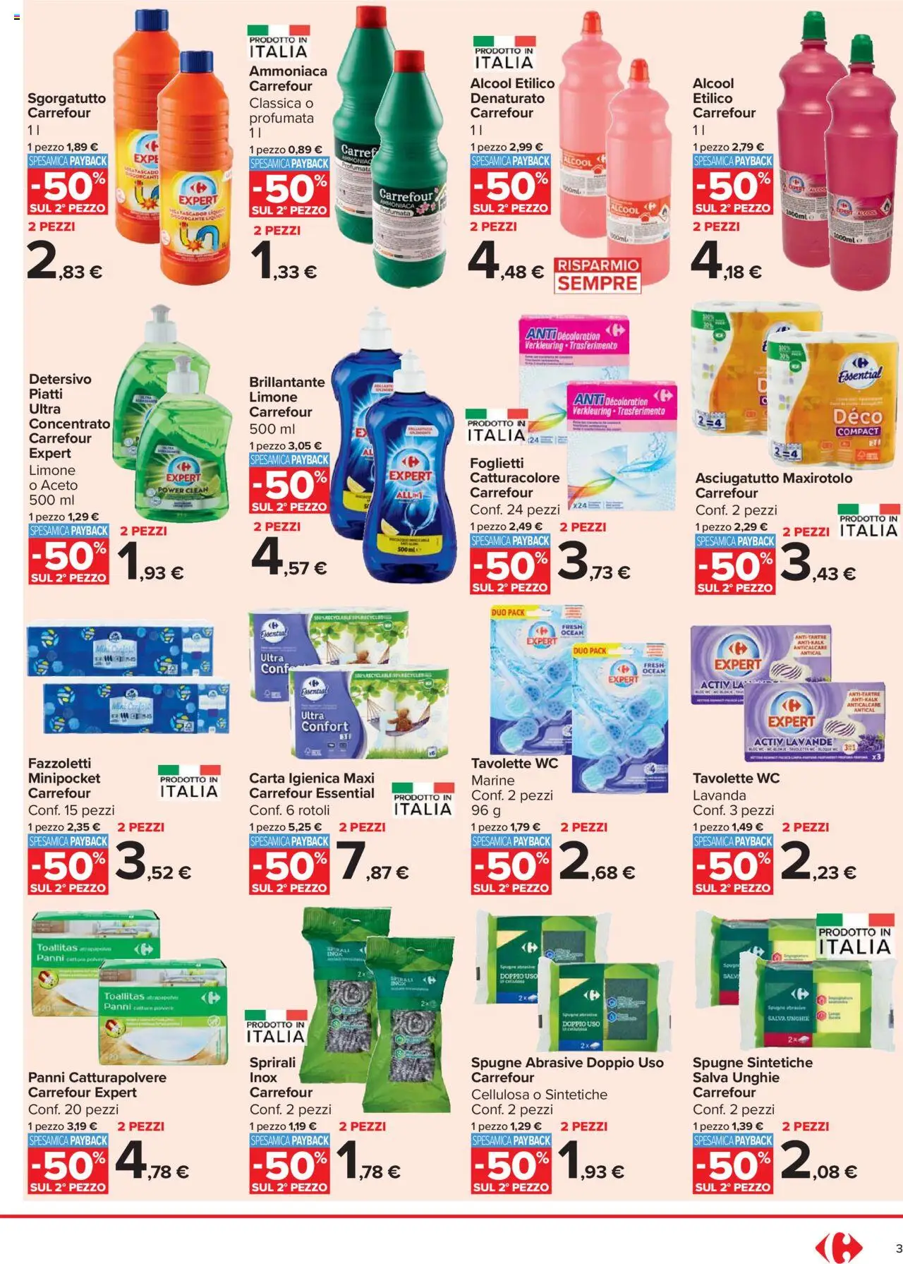 Carrefour	Market Raddoppia & Risparmia catalogo - pagina 3 - valido dal 14/07/2025