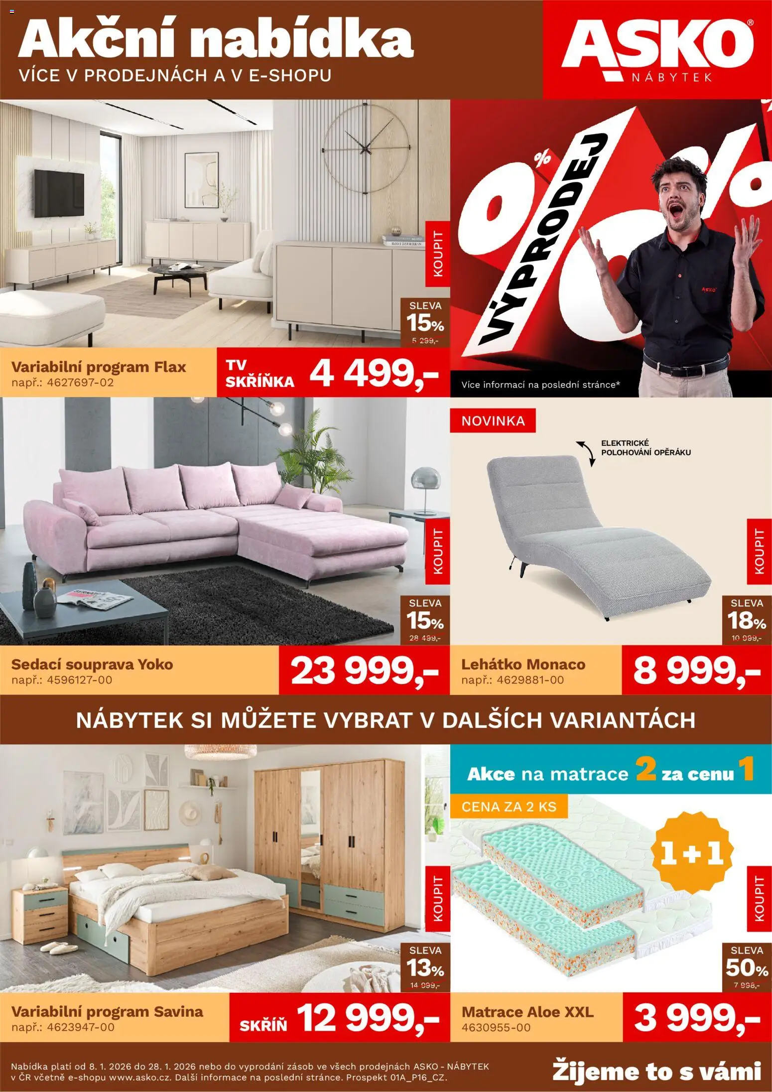 ASKO nábytek leták - strana 1- platný od 08.01.2026