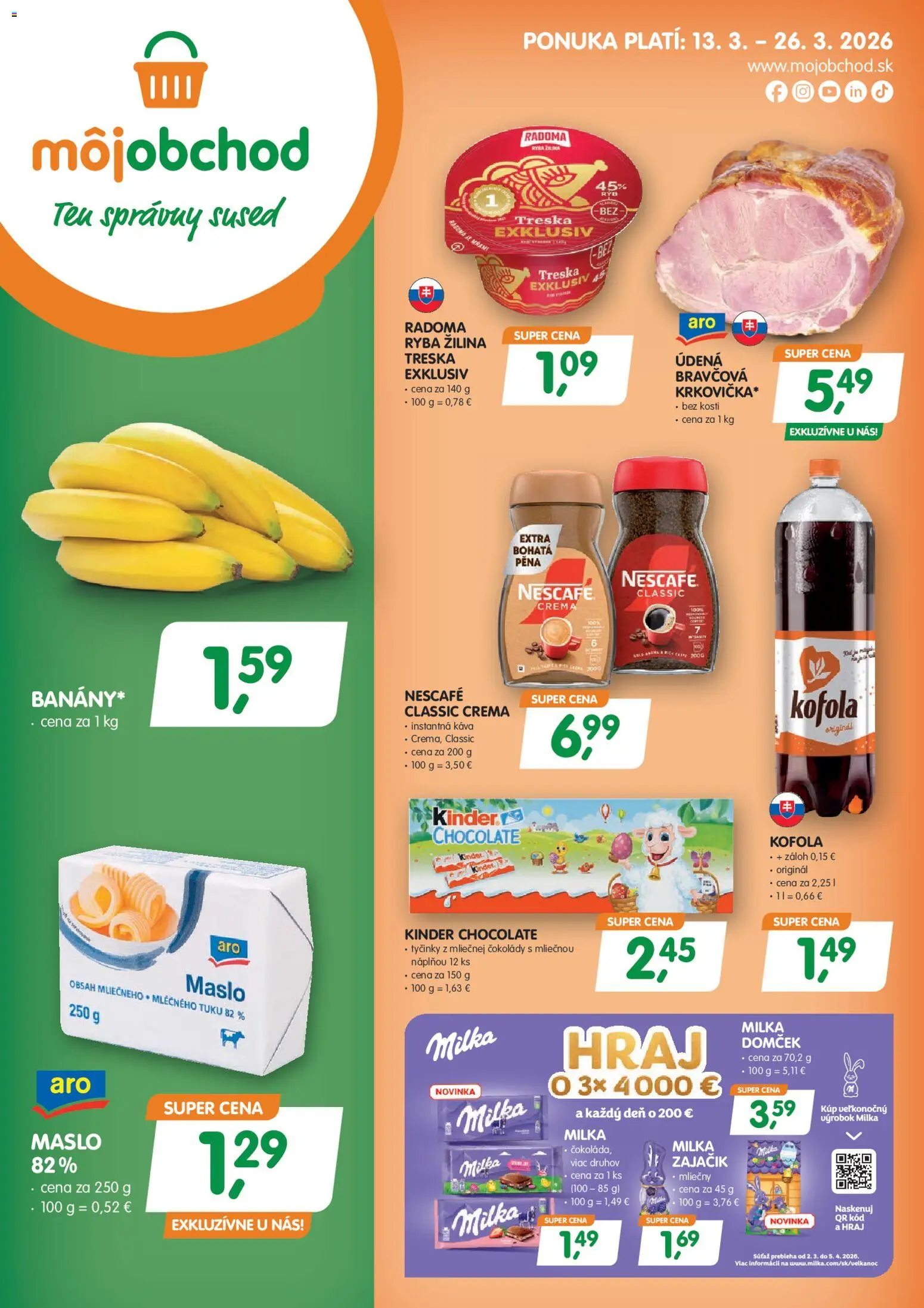 Môj obchod leták - strana 1- platný od 13.03.2026