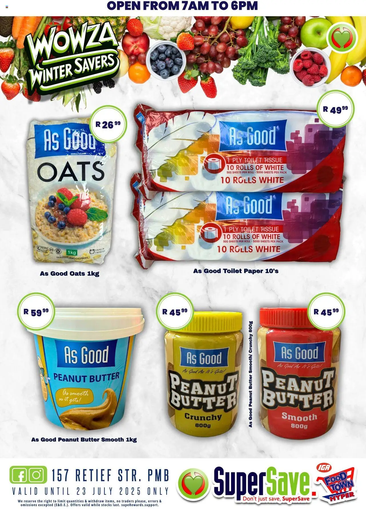 Super Save Specials - page 7- valid from 18/07/2025