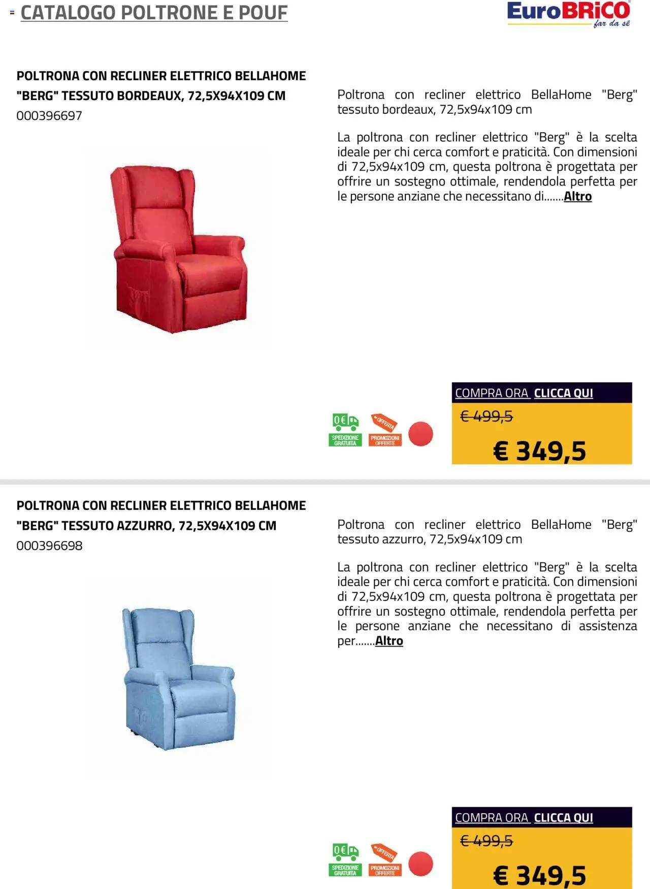 Eurobrico Poltrone e Pouf catalogo - pagina 14 - valido dal 23/07/2025