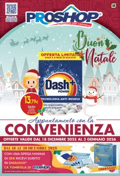 Anteprima Volantino Proshop	 valida dal 18/12/2025