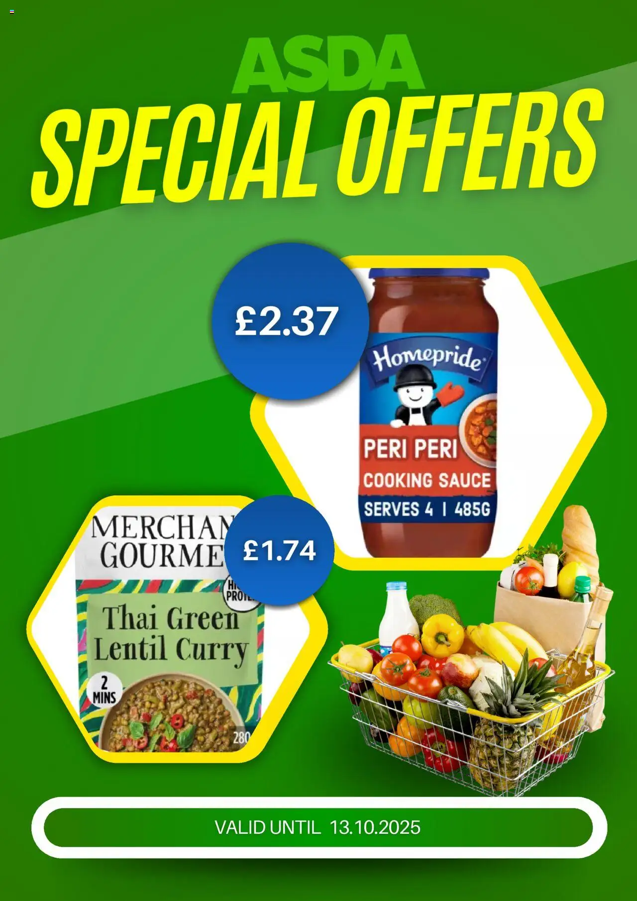 Asda - Weekly offers - page 1- valid from 07/10/2025