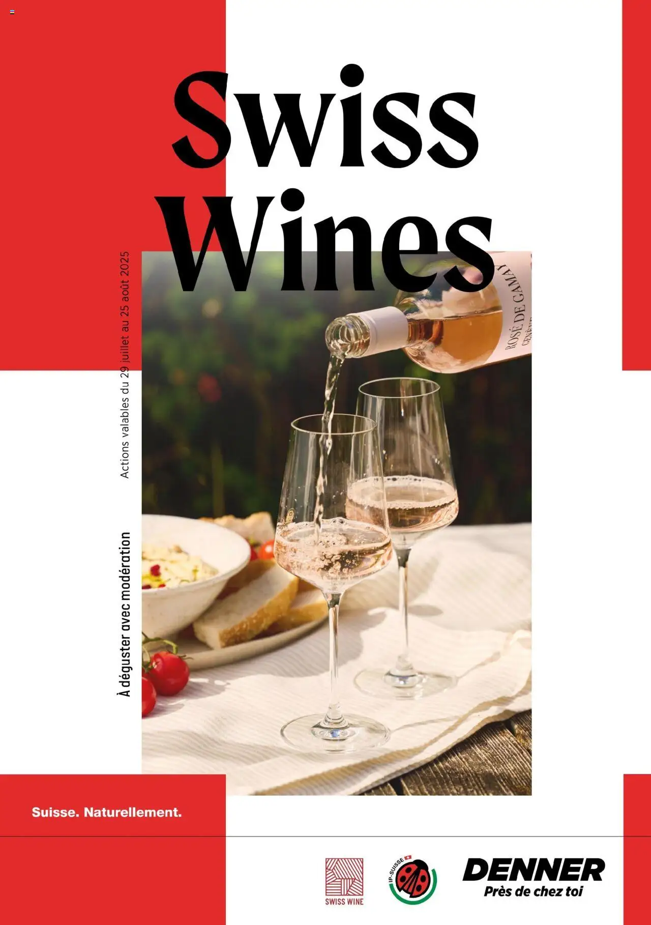 Denner Aktionen Swiss Wines FR - Seite 1- gültig ab 29.07.2025