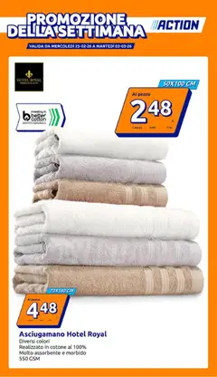 Anteprima Volantino Action valida dal 25/02/2026