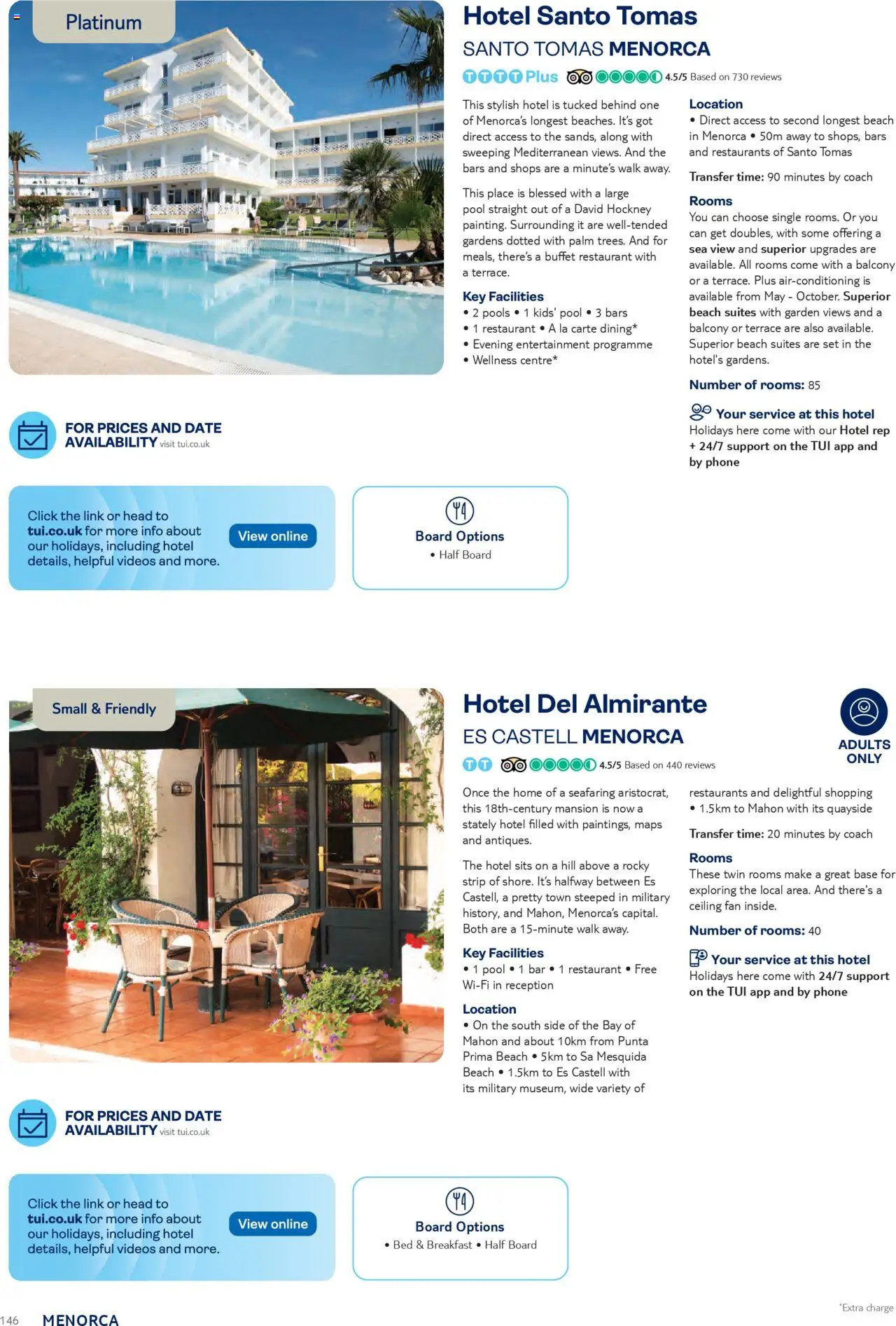 TUI - Spain & Portugal - page 146- valid from 01/05/2025